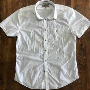 Express Short Sleeve Casual Dress Shirt